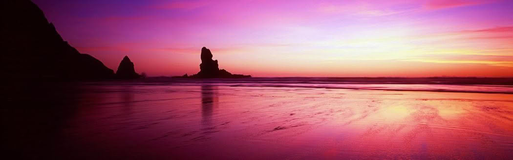 New Zealand Landscape Photography Anawhata Wonder sunset at Anwhata beach with amazing colours