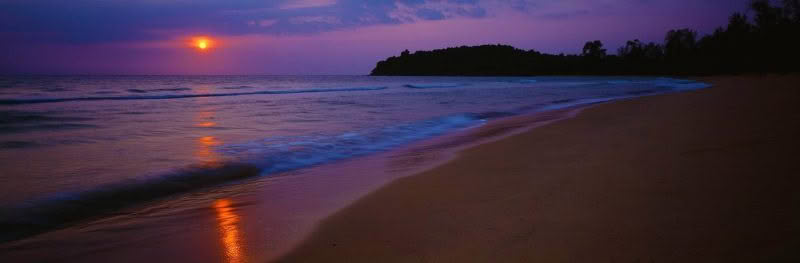 Koh Russei Serenity, Cambodia. Sunset at Koh Russei Island