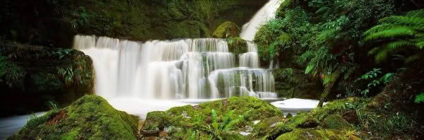 Lower McLean Falls, Catlins Forest Park, New Zealand. A Limited Edition Fine Art Landscape Photograph by Richard Hume