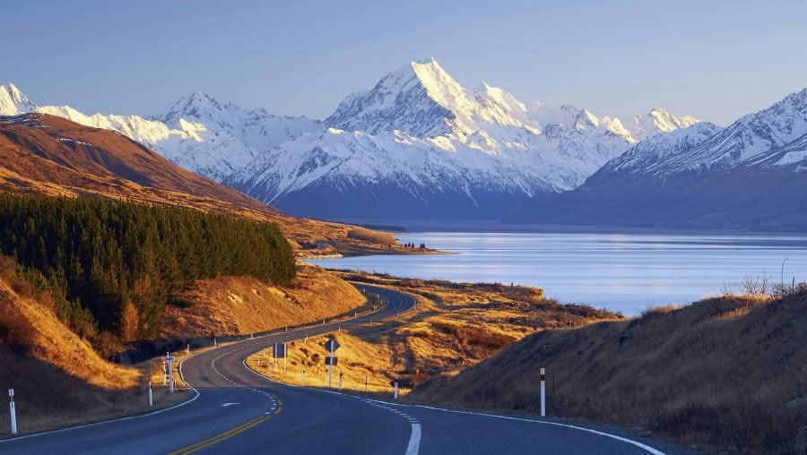 Mt Cook road Lake Pukaki New Zealand landscape photography tours and workshops