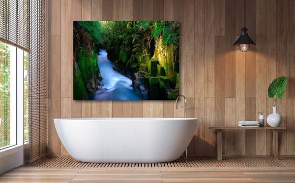 New Zealand landscape photography. Te Whaiti-Nui a Toi Canyon in Whirinaki Forest New Zealand