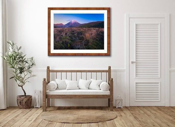 New Zealand Landscape Photography. Mount Ngauruhoe at dawn. Tongariro Narional Park