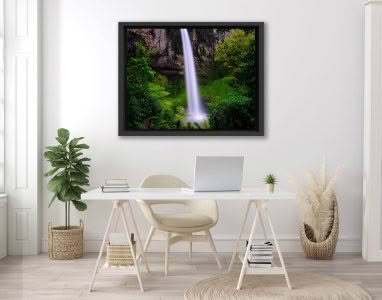 Archival cotton rag fine art print of Bridal Veil Falls by Richard Hume