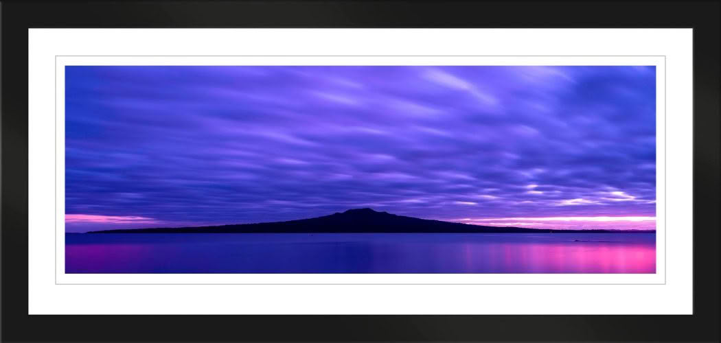 Rangitoto Dawn framed picture by Richard Hume