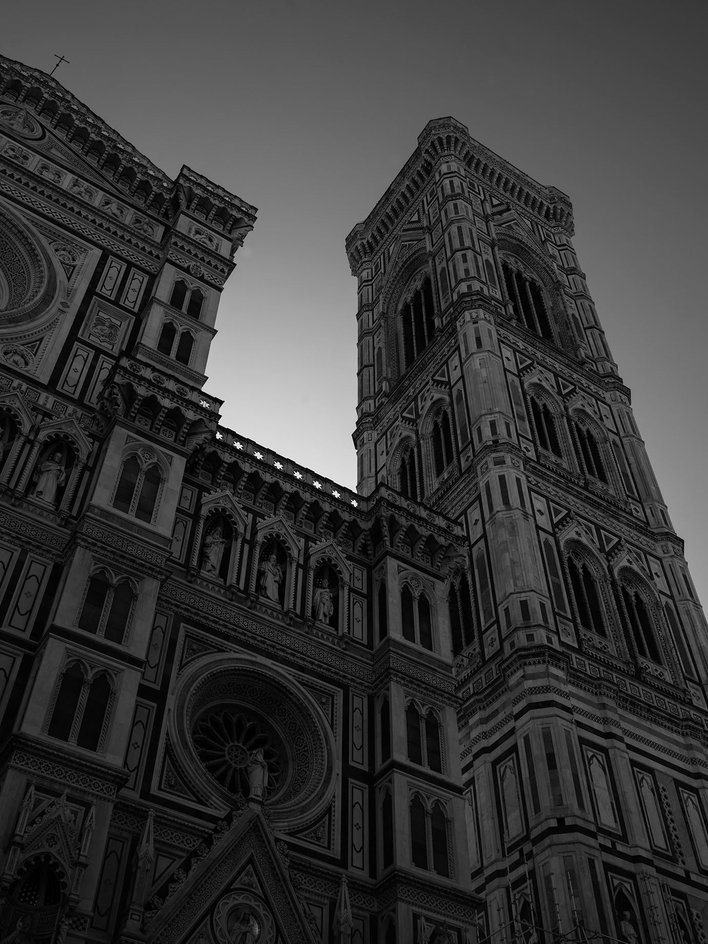 Florence Duomo black and white photography