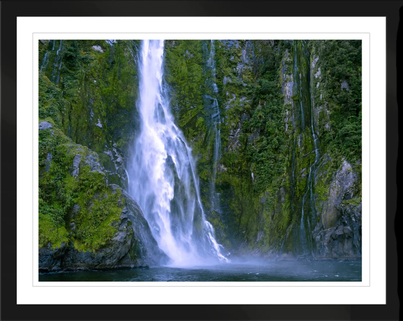 Stirling Falls fine art print in a black frame